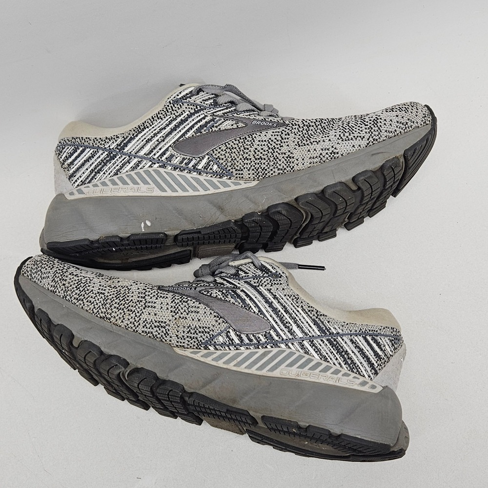 Brooks Adrenaline GTS 19 Mens Running Shoes Grey Black 1102941D126 Size 8.5 - Picture 9 of 13